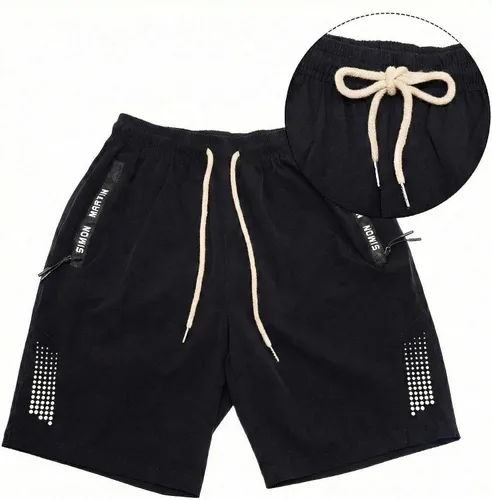 Miniatura 7 de Jetec Cordones de repuesto con cordón fácil de enhebrar para pantalones deportivos, pantalones cortos, pantalones, chaquetas (beige, azul marino)