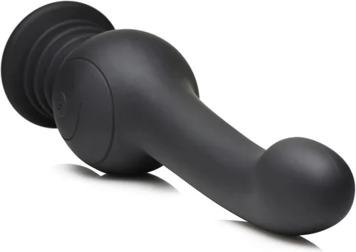 Miniatura 4 de INMI Sex Shaker Silicona para hombres, mujeres y parejas. Consolador giratorio recargable, impermeable y potente, 1 pieza, negro.