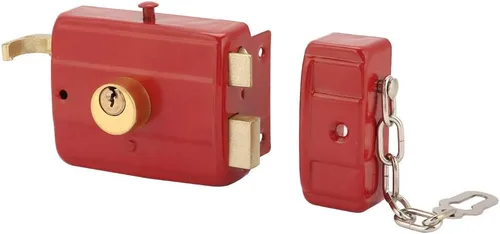 Miniatura 5 de Cerradura de seguridad resistente, incluye llave, juego de cerradura de cerrojo para puerta delantera, cerradura de anillo de bloqueo de puerta