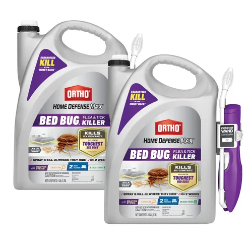 Miniatura 16 de Ortho Home Defense Max Bed Bug & Flea Killer Powder – Pulgas y chinches en polvo, aplicar a grietas y grietas en marcos de cama y de ventana Aerosol
