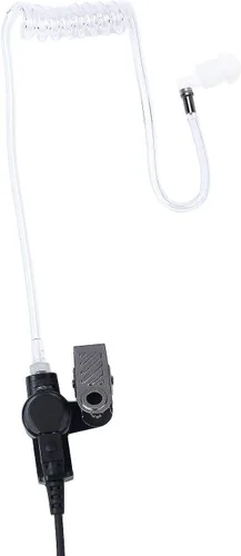 Miniatura 3 de Walkie Talkie - Auricular de vigilancia de 0.098 in con auriculares de tubo acústico transparente encubiertos para micrófono de altavoz