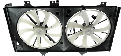 Miniatura 162 de TRQ Conjunto de ventilador de refrigeración dual del radiador compatible con Toyota Highlander 2008-2013 TO3115155