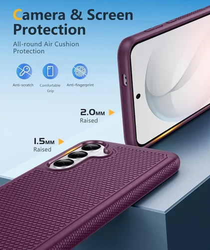 Miniatura 779 de FNTCASE Funda para iPhone 17 Pro: Fundas delgadas translúcidas de color azul claro compatibles con MagSafe, protección completa de la cámara