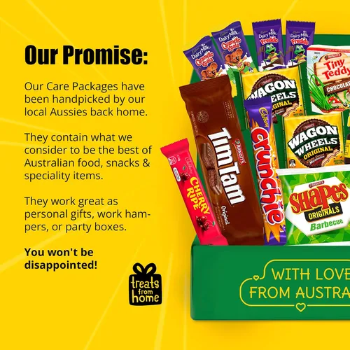 Miniatura 5 de Caja de aperitivos australianos con Tim Tams, Cadbury, Cherry Ripe, auténticos aperitivos australianos y dulces, gran regalo de Australia