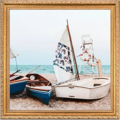Miniatura 10 de ArtToFrames Marco de fotos dorado de 18 x 24 pulgadas, este marco de póster de madera personalizado de 1.50 pulgadas es dorado antiguo, viene