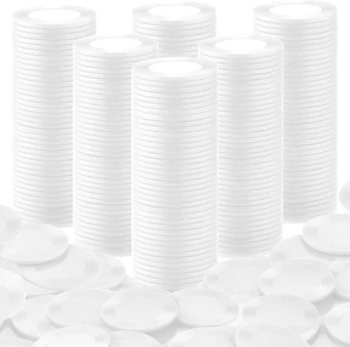 Miniatura 11 de Coopay 500 fichas de póquer de plástico, fichas de bingo de 1 pulgada, contadores de aprendizaje a granel, juego de cartas de póquer, marcadores