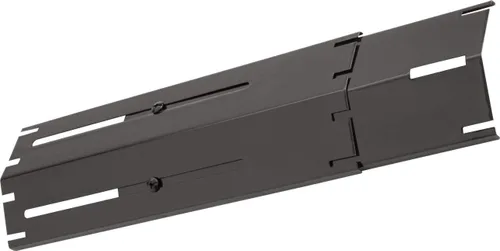 Miniatura 7 de Placa de calor universal ajustable para parrilla de gas, protector de placa de calor de acero porcelánico, barra saborizadora, se extiende de 11.75