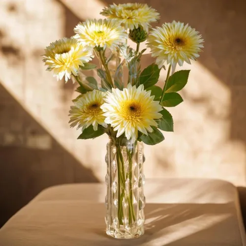 Miniatura 7 de Heavy Glass Flower Vase Thickened Modern Crystal Sparkle Vases Table Centerpiece for Wedding Party Home Décor Housewarming Bedroom Living Room and