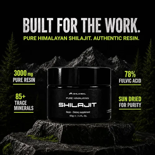 Miniatura 4 de Shilajit Auténtica resina Shilajit del Himalaya para hombres y mujeres, alto ácido fúlvico, energía y resistencia, apoyo inmunológico, más de 85