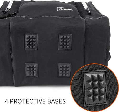Miniatura 4 de Mangrove Bolsa de boliche para bola individual, bolsa de bolos 2025 con soporte de bola de plástico, bolsa de bolos duradera para zapatos de bolos