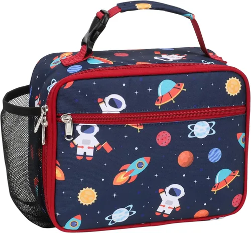 Miniatura 21 de Lonchera Térmica para Niños - Lonchera Reutilizable para Niños con Soporte para Botella de Agua, Bolsa de Almuerzo para Niños Pequeños para Un