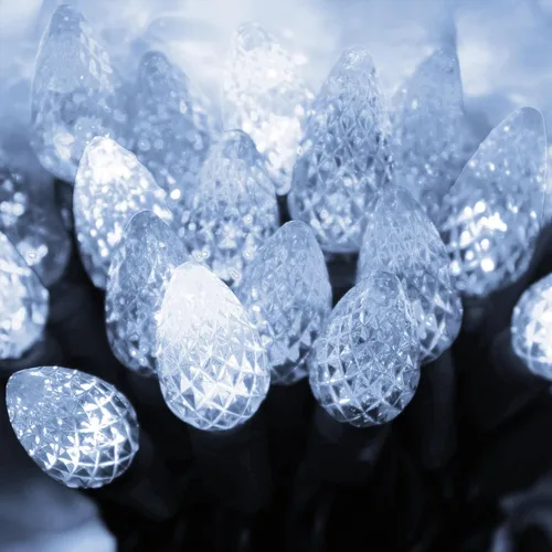 Miniatura 6 de Dazzle Bright Tira de luces de Navidad C6, 100 LED de 33 pies, luces de Navidad para exteriores, impermeables, conectables, 8 modos de luces