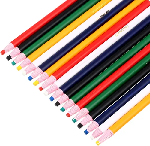 Outus 24 lápices de grasa de color multisuperficie marcadores de porcelana lápices de grasa, lápices de crayones para marcado de cera para colorear