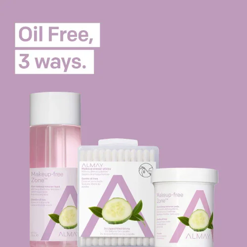 Miniatura 8 de Almay Almohadillas removedoras de maquillaje de ojos sin aceite, 24