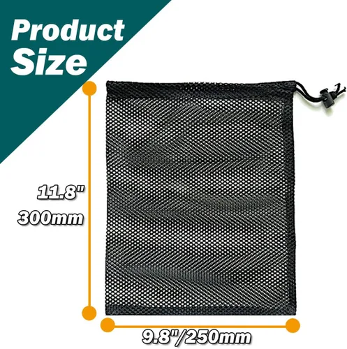 Miniatura 3 de SAEBEL Bolsas de malla con cordón duradero para pelota de golf, pickleball, tenis, béisbol, gimnasio, equipo de natación