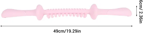Miniatura 2 de Keenso Muscle Roller Stick, with Scale Patterned Handle, Multifunctional Manual Massage Tool for Whole Body Relaxation