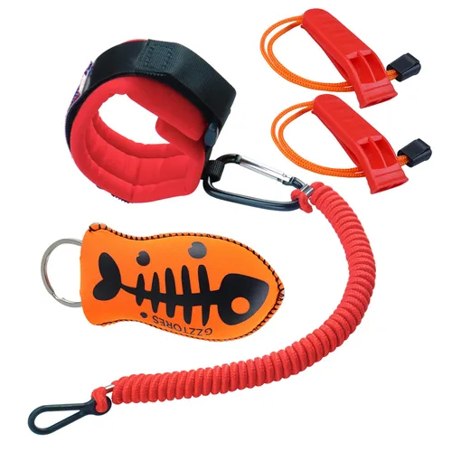 Miniatura 9 de 8M0092850 - Cordón para interruptor de muerte de barco, correa de muñeca y llavero de flotador de repuesto para barco fuera de borda Mercruiser