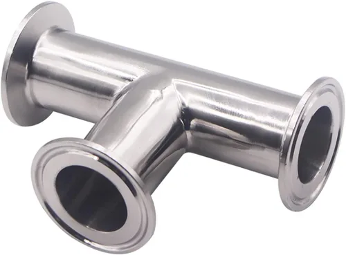 Miniatura 6 de DERNORD Paquete de 2 abrazaderas en T de 3 vías de acero inoxidable 304 accesorios sanitarios para 1.5 pulgadas Tri-abrazadera, tubo de 1.496 in OD