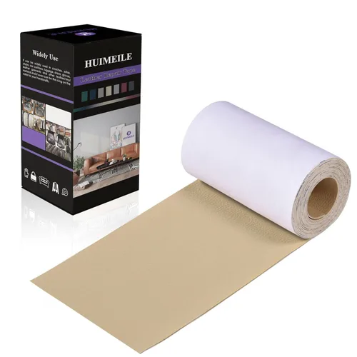 Miniatura 69 de Cinta de parche de reparación de cuero de 4 x 60 pulgadas, cinta autoadhesiva fuerte para muebles, sofás, sillones, asientos de automóvil, armarios