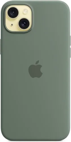 Miniatura 2 de Apple Funda de silicona para iPhone 15 Plus con MagSafe - Cypress - MT183ZM/A