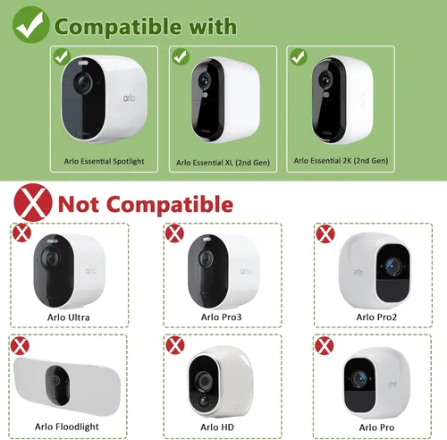 Miniatura 3 de Zivif Panel solar para cámara Arlo, cargador solar de 7 W compatible con Essential 2K (2ª generación), cámaras Essential XL y Spotlight, IP66