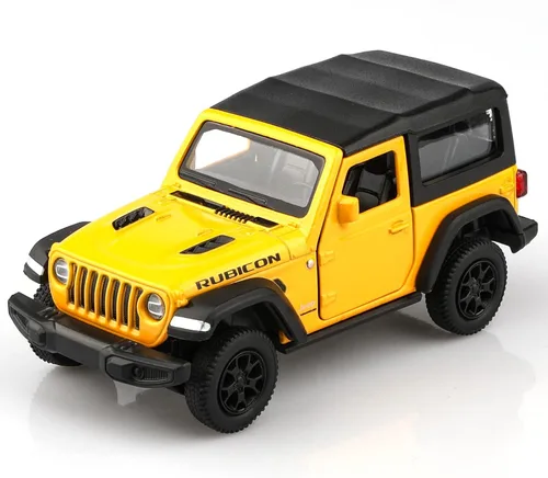 Miniatura 6 de TOKAXI Modelos de autos moldeados a presión para Jeep Wrangler Rubicon a escala 1/36, vehículos de juguete, regalos de autos para niños y niñas