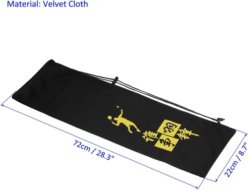 Miniatura 3 de M METERXITY Bolsa de raqueta de bádminton – Bolsa de tela de terciopelo con cordón, bolsa de almacenamiento para raqueta, para hombres, mujeres