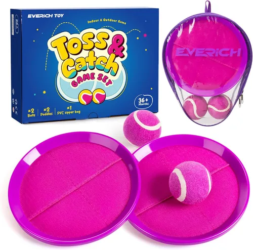 Miniatura 11 de Juego de pelota para lanzar y atrapar, juego de bolas adhesivas mejoradas para niños y niños pequeños, resistente y resistente al agua, juguete