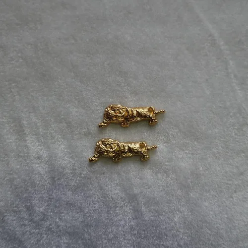 Miniatura 28 de Espada samurái japonesa KOSHIRAE - Aleación Menuki 01-36