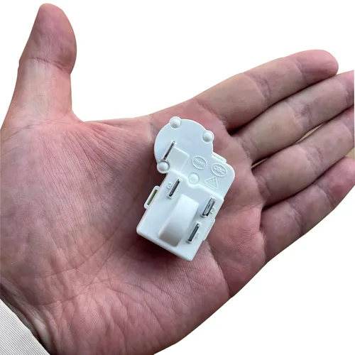 Miniatura 6 de Jingzan Paquete de 2 compresores de refrigerador de 2 pines, relé de arranque PTC, protector de carga para Danby Haier Midea Mini refrigerador