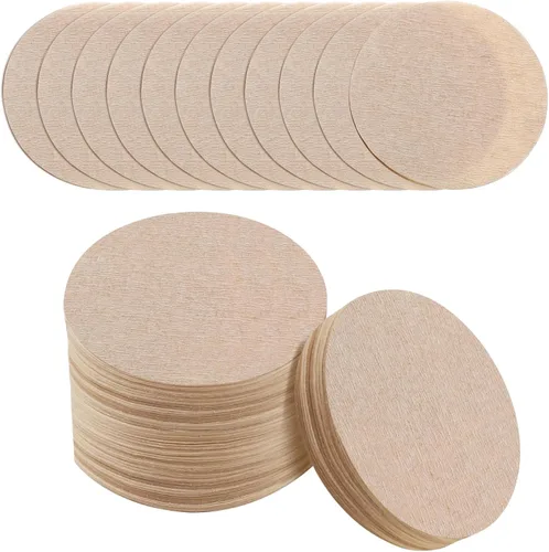 Miniatura 8 de 1000 PIEZAS Filtros de Café Sin Blanquear Papel de Filtro de Café Sin Blanquear Filtros Redondos para Cafetera Compatibles con Filtros de Café y Té