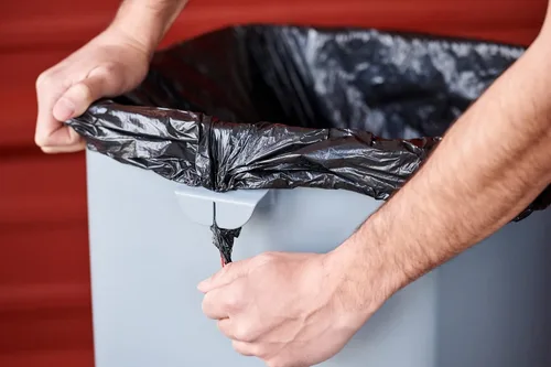 Miniatura 3 de Rubbermaid Commercial - bote de basura cuadrada intocable, cuadrado, Gris