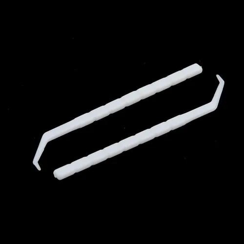 Miniatura 2 de Herramienta de limpieza de dientes de plástico para el hogar Palillos de dientes curvados de gancho blanco (300PCS)