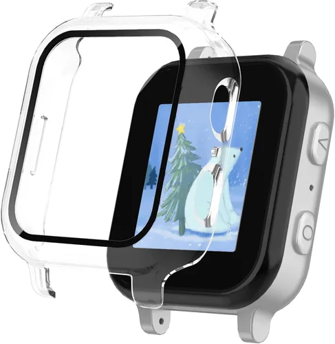 Miniatura 8 de Paquete de 3 fundas protectoras compatibles con Gabb Watch 3/3e - Cubierta rígida de policarbonato con protector de pantalla de vidrio templado