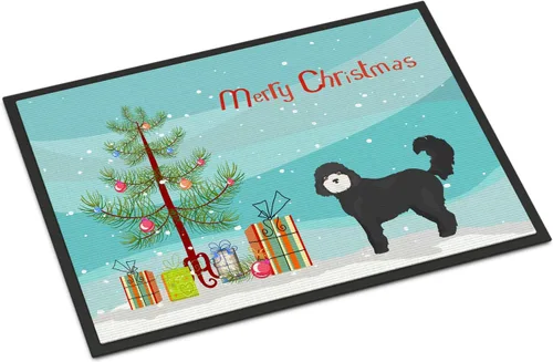 Miniatura 121 de Caroline's Treasures CK3799MAT Akita Shepherd - Tapete de árbol de Navidad de 18 x 27 pulgadas, tapete para puerta delantera, interior y exterior