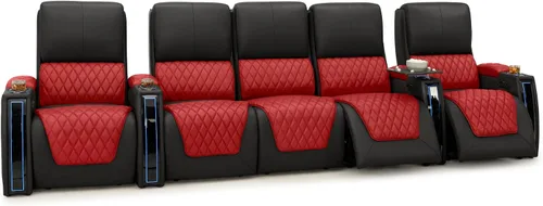 Miniatura 131 de Seatcraft Apex Zero-Gravity CoolZero - Asiento de cine en casa de cuero italiano, reposacabezas eléctrico, lumbar eléctrico, reclinable eléctrico