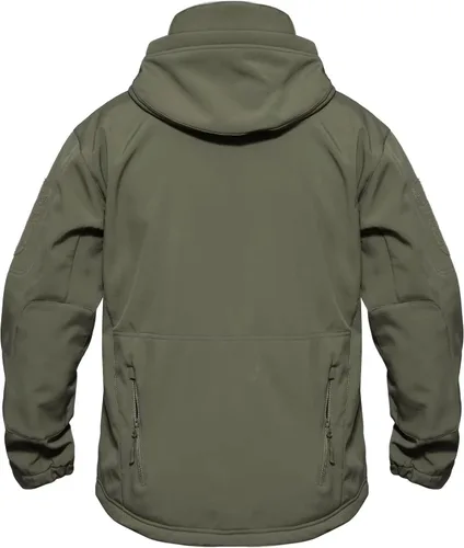 Miniatura 2 de MAGCOMSEN - Chaqueta táctica con capucha para hombre, impermeable, suave, abrigo de invierno