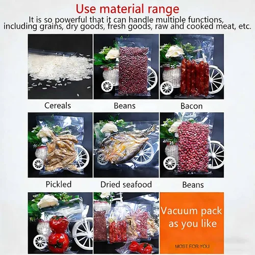 Miniatura 8 de Commercial Chamber Vacuum Sealer, Stainless Steel Food Packaging Machine, Powerful Automatic Sealing for Meat, Fish & Sous Vide - Professional