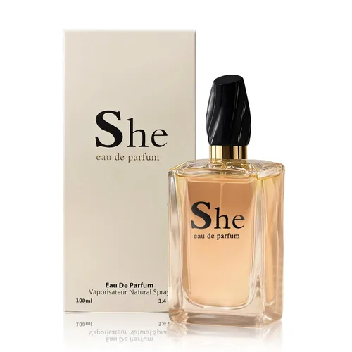 A CENTER SHE - Perfume de mujer Sweet Crush Pink Jasmine Eau De Parfum fragancia de larga duración 3.4 onzas líquidas Perfume para mujeres con