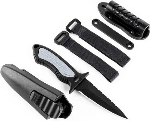 Miniatura 2 de Cressi Cuchillo de lanza Grip de 6.8 pulgadas, color negro