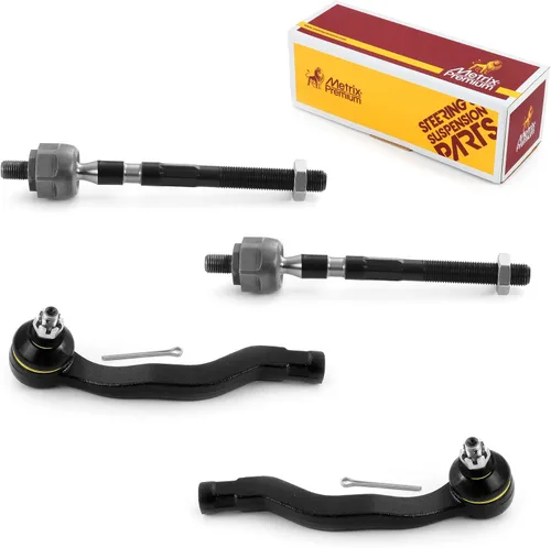 Miniatura 142 de Metrix Premium Chassis Parts - Kit de 4 piezas de extremos de barra de acoplamiento frontal exterior e interior compatible con Nissan Pathfinder