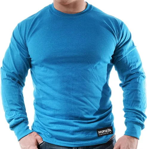 Miniatura 11 de Monsta Clothing Co. Entrenamiento de culturismo masculino (Monsta Classic-000) Gimnasio LNGSLV