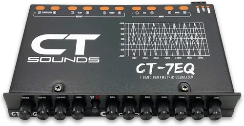 Miniatura 2 de CT Sounds CT-7EQ 7 Band 1/2 Din Ecualizador de audio paramétrico para coche