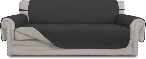 Miniatura 47 de Easy-Going - Funda para sofá, futón y sillón sin reposabrazos, reversible, resistente al agua, para mascotas y niños (azul oscuro/azul claro)