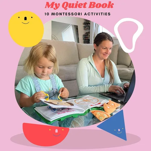 Miniatura 3 de BAVY My Quiet Book - Esencial de viaje para niños pequeños, libros de actividades de avión en automóvil, tablero de actividades Montessori de avión