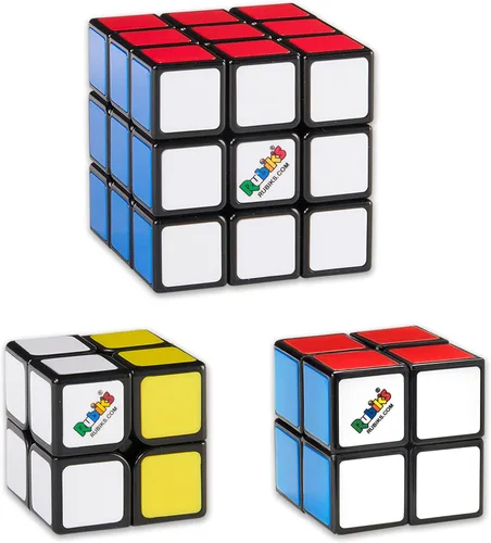 Rubik's Cubo, paquete de aprender a resolver, Rubik's Cube de 3 x 3 para principiantes y aprendiz de 2 x 2, rompecabezas de cerebro para resolver