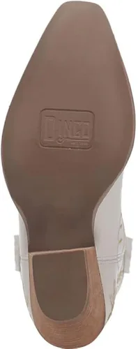 Miniatura 6 de Dingo - Botas con bordados florales de prímula para mujer de punta triangular tacón bajo de 1-2 pulgadas color negro