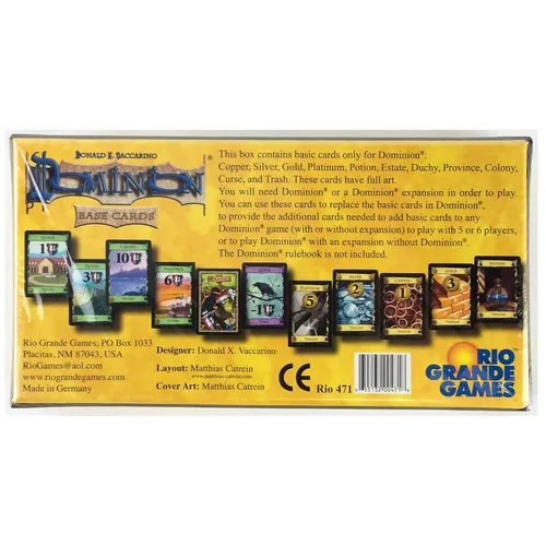 Miniatura 2 de Rio Grande Games Cartas Base de Dominion
