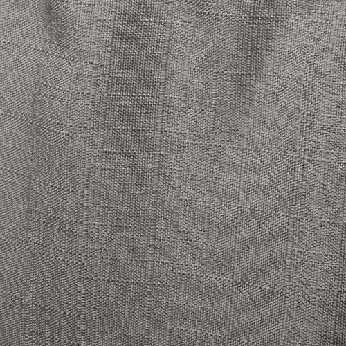 Miniatura 2 de EXCLUSIVE HOME Loha - Persiana para atar con bolsillo para barra, filtro de luz, 54 x 63 pulgadas, color negro perla