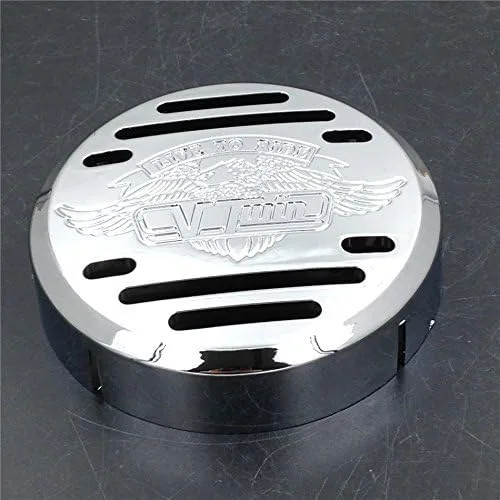 SMT-Cubierta de bocina compatible con Kawasaki Vulcan 800 V-Star 650 1100 Classic Silverado Chr [B00RUEPQIU]